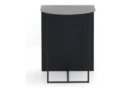 Mesa auxiliar metalica negra