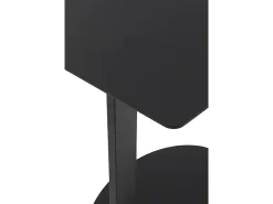 Mesa auxiliar metalica negra