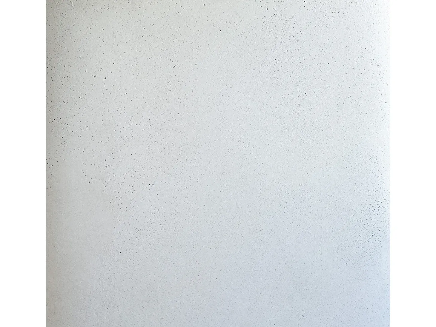 Mesa auxiliar redonda blanca de fibra de arcilla efecto cemento D35 cm - Capri