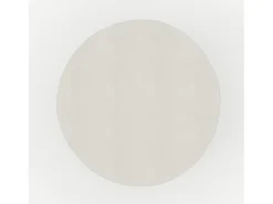 Mesa auxiliar redonda blanca de fibra de arcilla efecto cemento D35 cm - Santorini