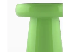 Mesa auxiliar redonda de metal verde - Anouk