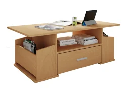 Mesa auxiliar y mesa de centro Junata Libro AL. 44 x AN. 110 x P. 52 cm