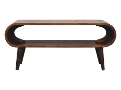 Mesa baja Amaya de estilo nórdico.