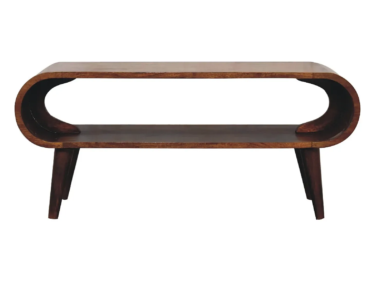 Mesa baja Amaya de estilo nórdico.