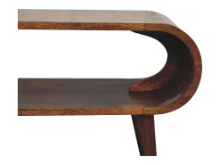 Mesa baja Amaya de estilo nórdico.