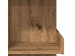 Mesa bar con estante almacenaje roble artisan 100x50x101,5 cm