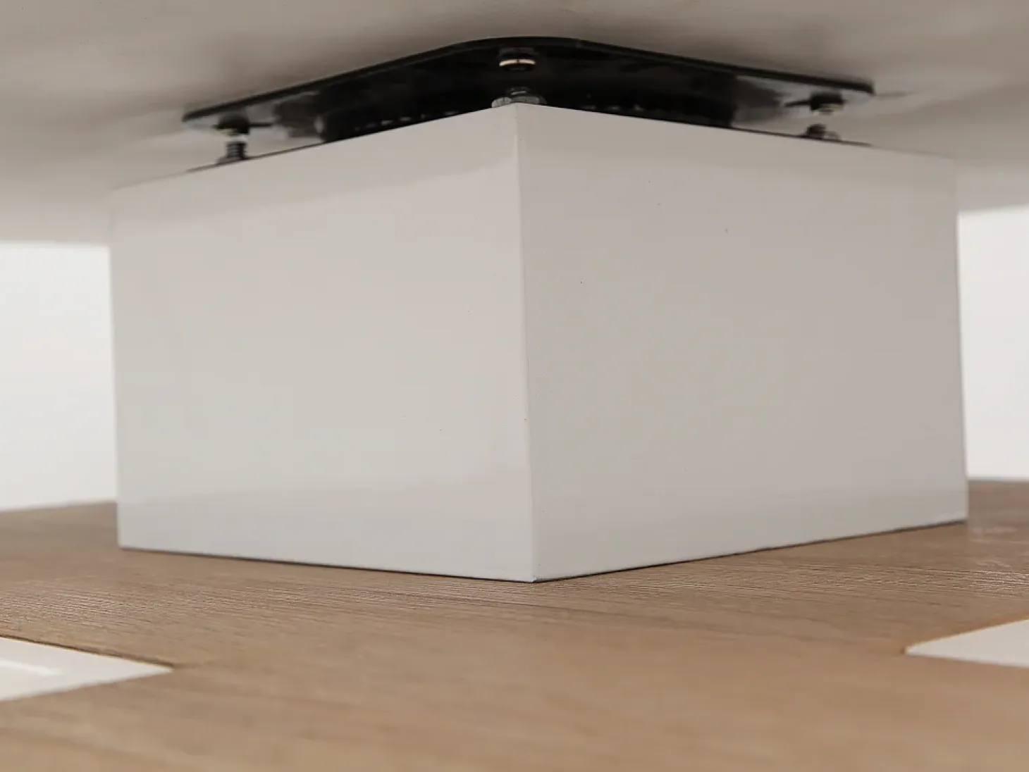 Mesa centro FAUSTO - Tablero pivotante - MDF lacado bicolor