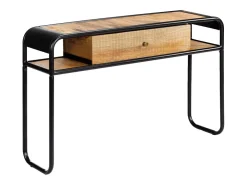 Mesa consola 118 x 30 x 75 cm Madera maciza de mango