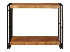 Mesa Consola 90 x 33 x 75 cm Madera maciza de mango rugosa