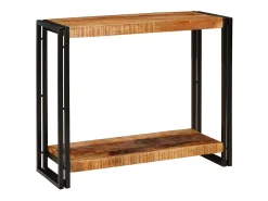 Mesa Consola 90 x 33 x 75 cm Madera maciza de mango rugosa