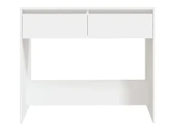 Mesa consola Blanca 89x41x76,5 cm Acero
