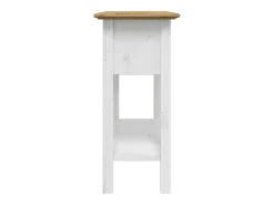 Mesa consola BODO madera maciza de pino marrón 90x34,5x73 cm