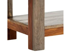 Mesa consola con 3 cajones madera maciza sheesham 120x30x75cm