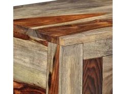 Mesa consola con 3 cajones madera maciza sheesham 120x30x75cm
