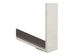 Mesa consola con borde natural madera mango maciza 105x33x76 cm