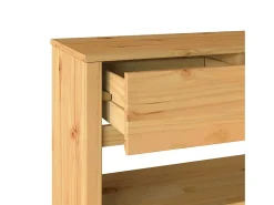 Mesa Consola con cajón Drammen Roble 89.5 x 37 x 73 cm