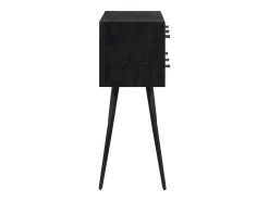 Mesa consola con cajones teca maciza reciclada 116x30x76 cm ES759669