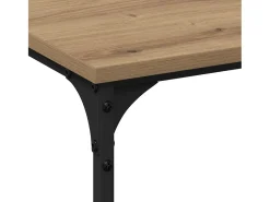 Mesa Consola con estante Roble artisan 200 x 29 x 75 cm