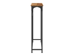 Mesa Consola con estante Madera Vieja 75 x 19.5 x 75 cm