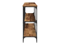 Mesa Consola con estante Otro Madera Vieja 180 x 30 x 75 cm