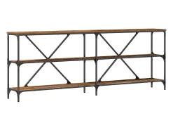 Mesa Consola con estante Otro Madera Vieja 180 x 30 x 75 cm