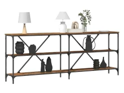 Mesa Consola con estante Otro Madera Vieja 180 x 30 x 75 cm