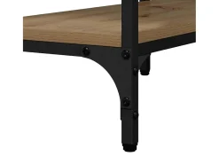 Mesa Consola con estante Roble artisan 160 x 29 x 80 cm