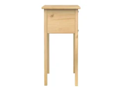 Mesa consola Corona 73x35x73 cm madera maciza de pino