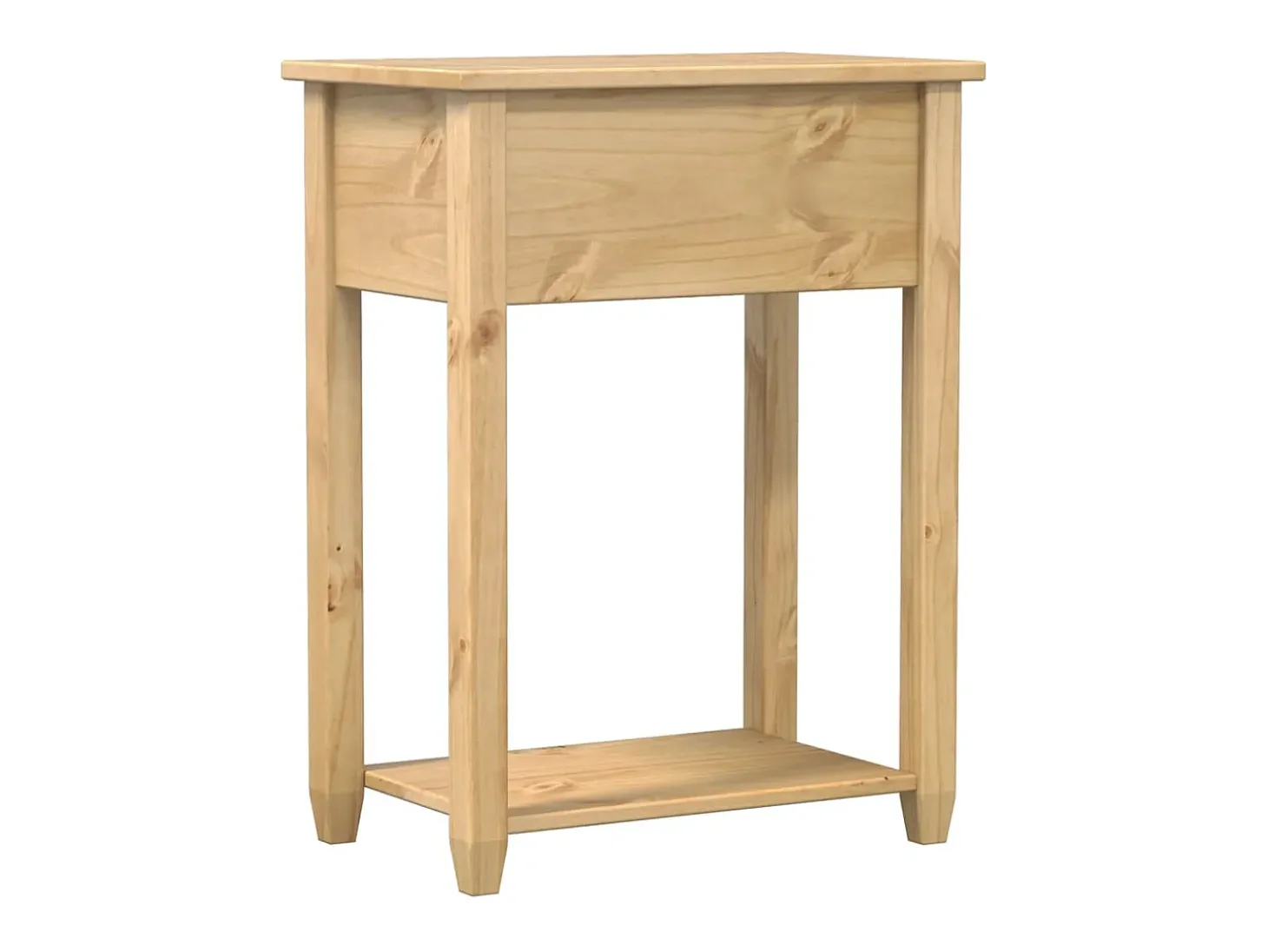 Mesa consola Corona 55x35x73 cm madera maciza de pino