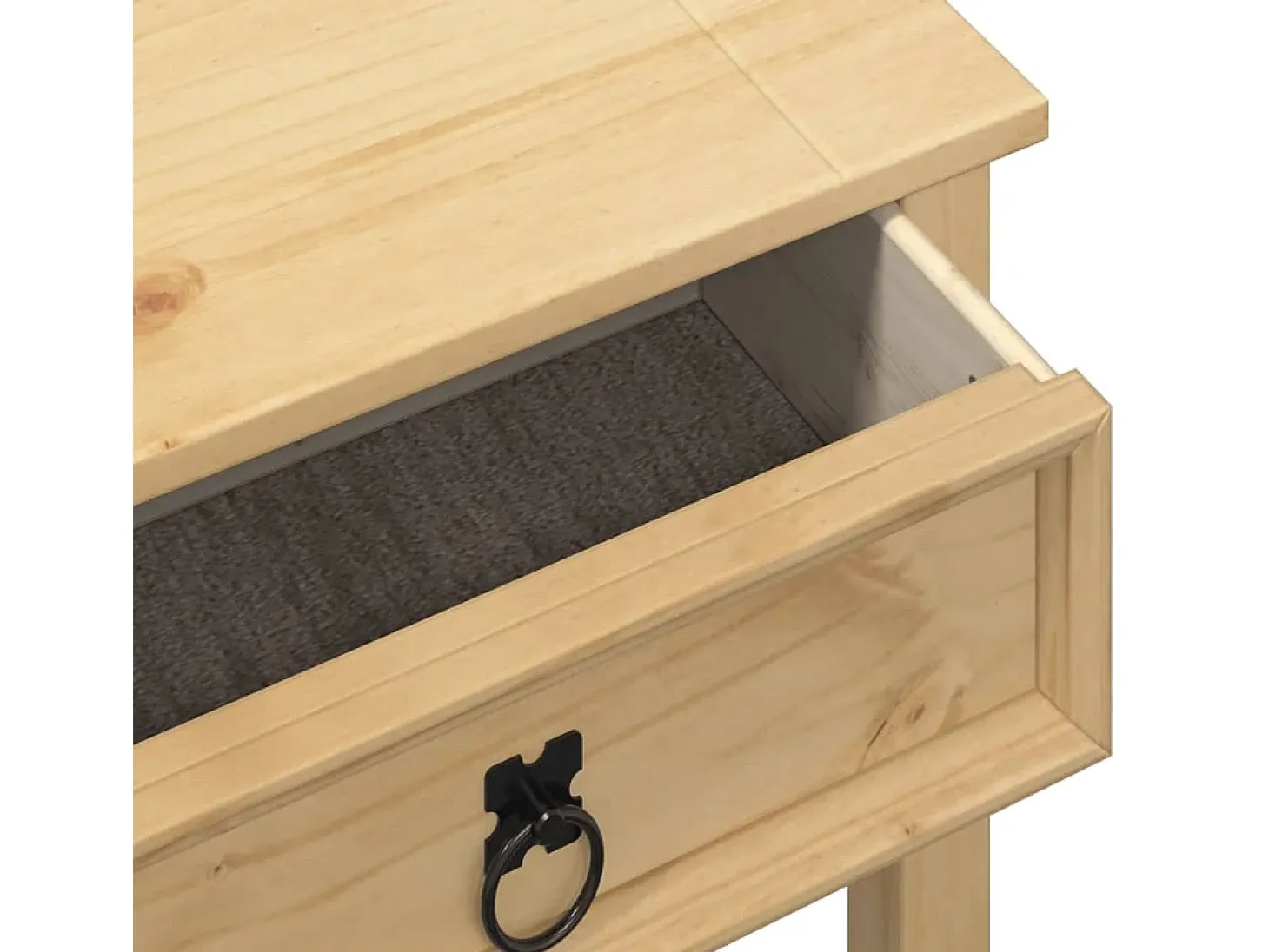 Mesa consola Corona 55x35x73 cm madera maciza de pino