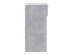 Mesa consola de hormigón gris 90x36x75 cm Madera de ingeniería