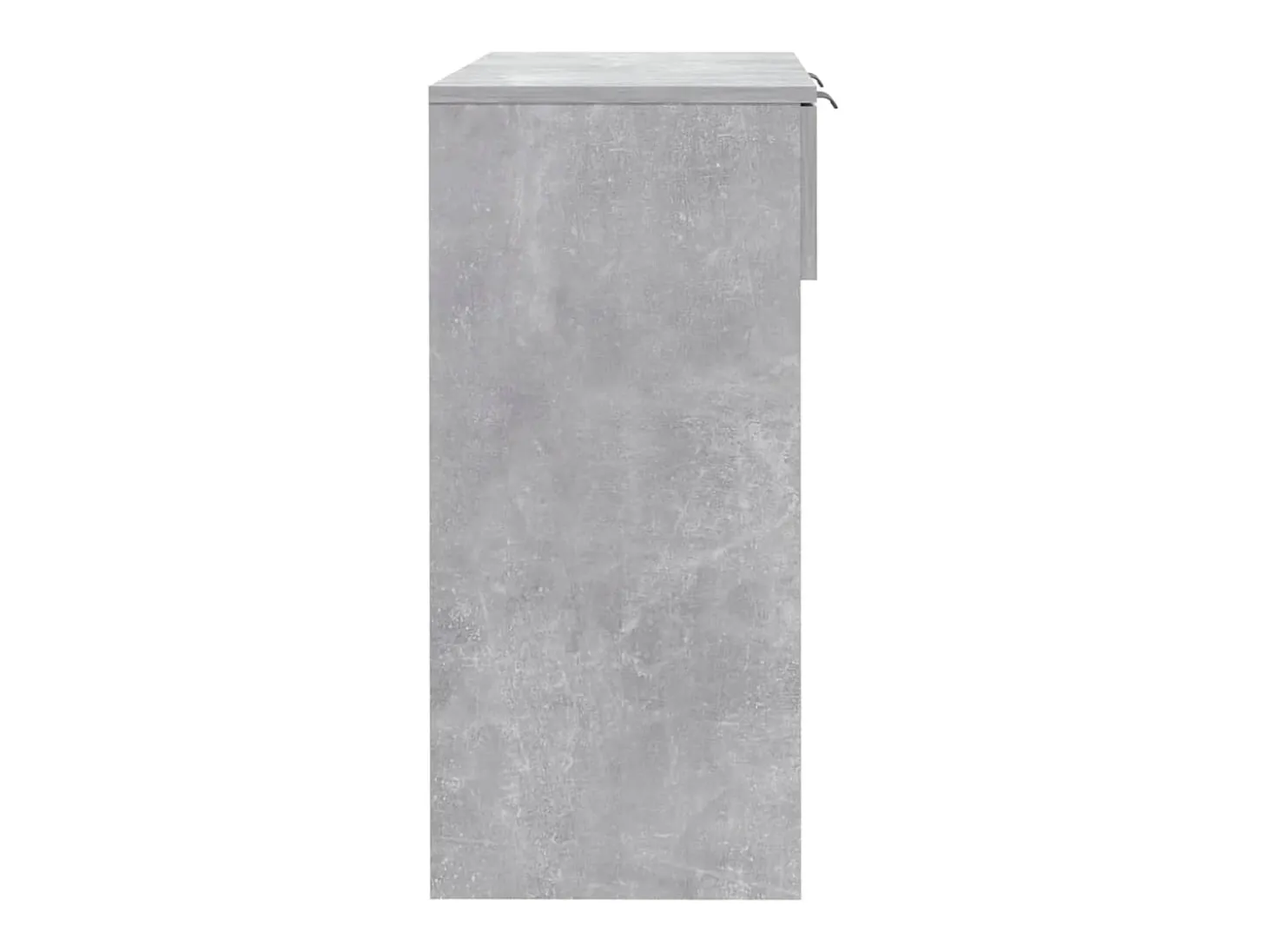 Mesa consola de hormigón gris 90x36x75 cm Madera de ingeniería