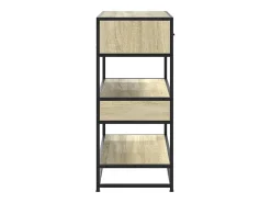 Mesa consola de madera de ingeniería roble Sonoma 90x35x80 cm