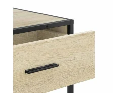 Mesa consola de madera de ingeniería roble Sonoma 90x35x80 cm