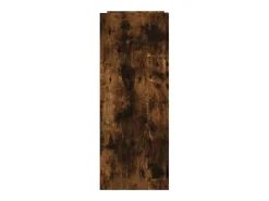 Mesa consola de madera de ingeniería roble ahumado 100x35x90 cm ES670961