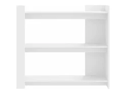 Mesa consola de madera de ingeniería blanca 100x35x90 cm ES811077