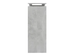Mesa consola de madera de ingeniería gris hormigón 102x30x80 cm