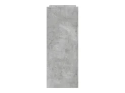 Mesa consola de madera de ingeniería gris hormigón 100x35x90 cm ES878607