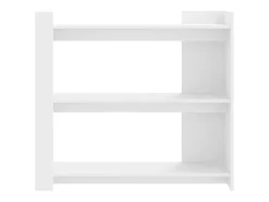 Mesa consola de madera de ingeniería blanca 100x35x90 cm