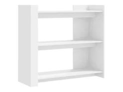 Mesa consola de madera de ingeniería blanca 100x35x90 cm