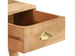 Mesa consola de madera maciza de mango 90x45x75 cm ES629941
