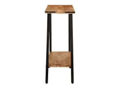Mesa consola de madera maciza de mango 110x30x75 cm