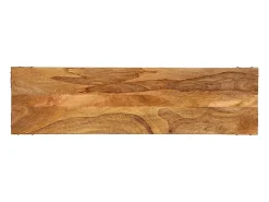 Mesa consola de madera maciza de mango 110x30x75 cm