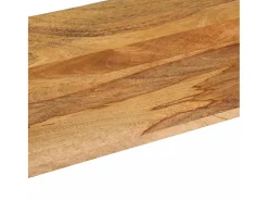 Mesa consola de madera maciza de mango 110x30x75 cm