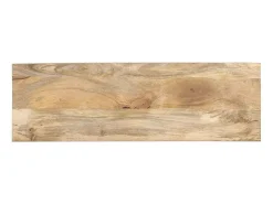 Mesa consola de madera maciza de mango 110x35x75 cm