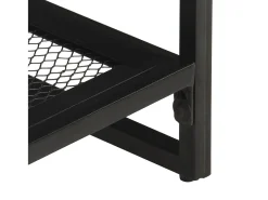 Mesa consola de madera maciza de mango 110x35x75 cm