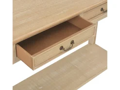 Mesa consola de madera 110x35x80 cm