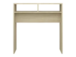 Mesa consola de roble Sonoma 78x30x80 cm madera de ingeniería