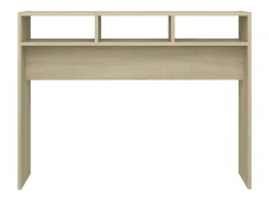 Mesa consola de roble Sonoma 105x30x80 cm madera de ingeniería