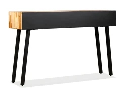 Mesa consola de teca maciza reciclada 120x30x76 cm ES765349